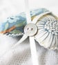 SET OF 3 WILLIAM MORRIS LAVENDER BAGS - HEART SHAPED - Image 5