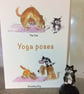 Yoga Poses Dog Cat funny card - Image 2