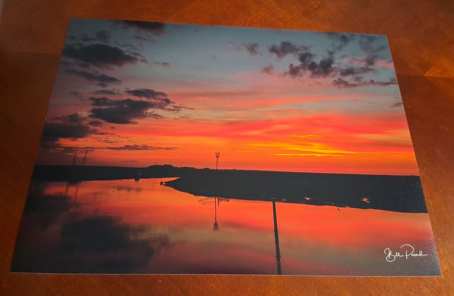 SUNSET AROUND NORFOLK PHOTOGRAPH 16x12