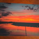 SUNSET AROUND NORFOLK PHOTOGRAPH 16x12