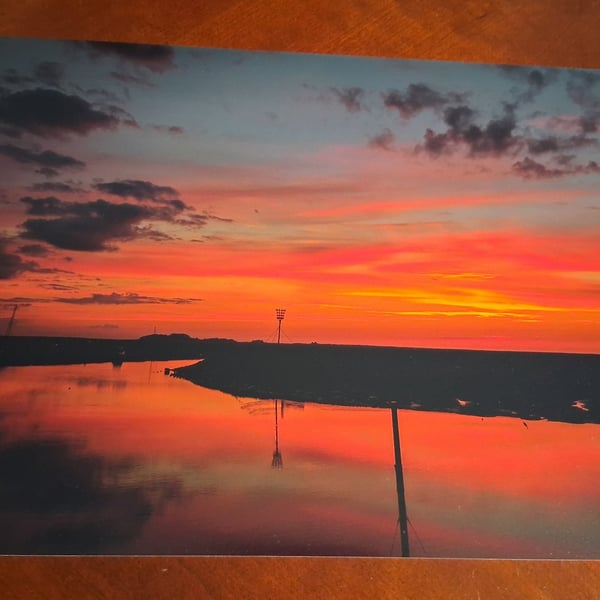 SUNSET AROUND NORFOLK PHOTOGRAPH 16x12