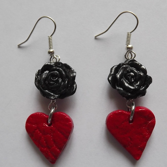 Hearts & Roses Earrings