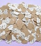 Alice In Wonderland Kraft Confetti Hearts - Wedding Engagement Party Decor - Image 2