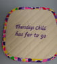 Coasters A Set of 7 Featuring  Birth Days of the Week Rhymes - Image 7