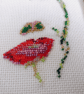 Gorgeous Bead Embroidery Floral Lady - Image 3