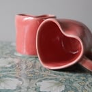 Handmade Ceramic Heart Mug