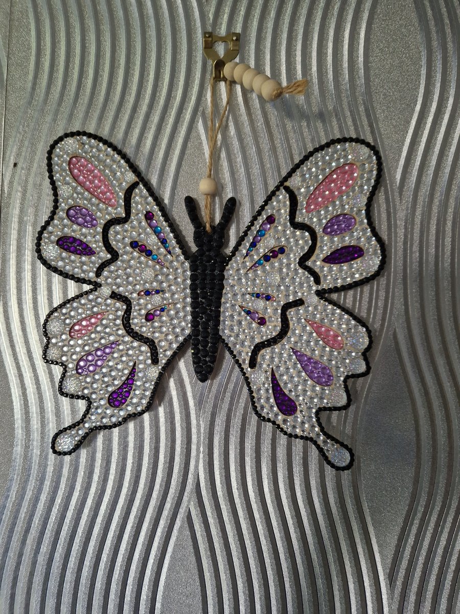 Large sequinned butterfly. 