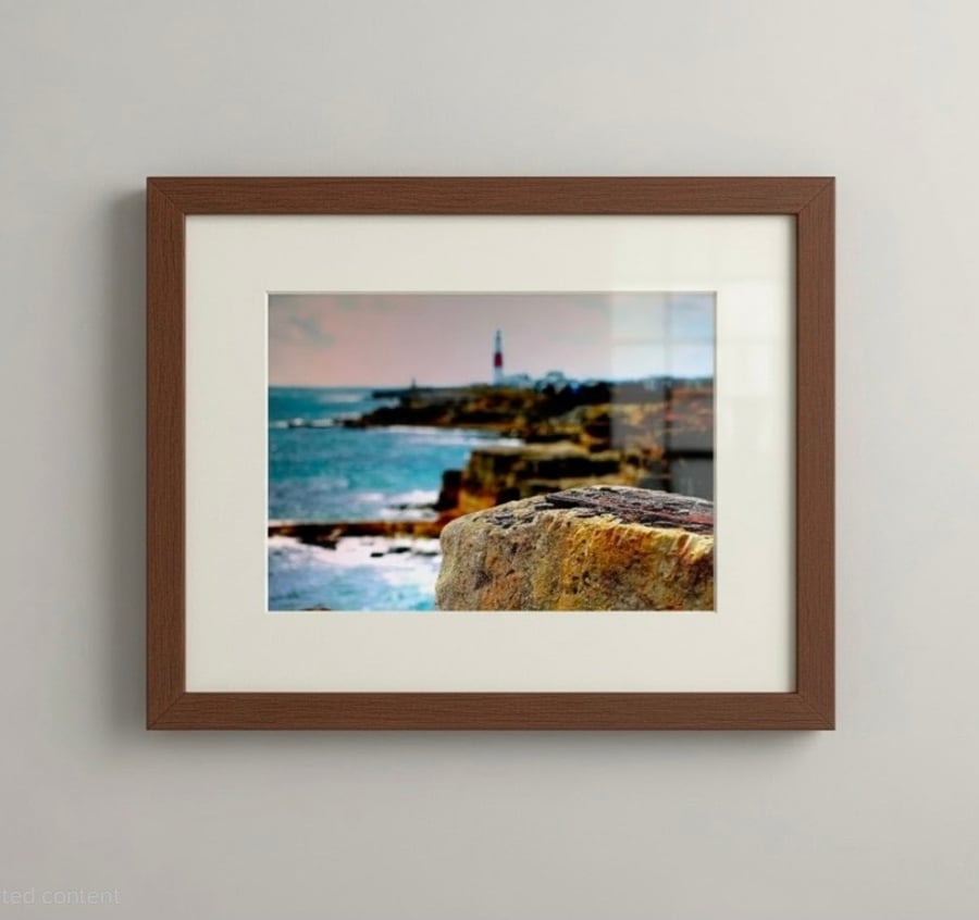 Portland Bill Photo Print - Dorset Lighthouse Stone Jurassic Coast Wall Art