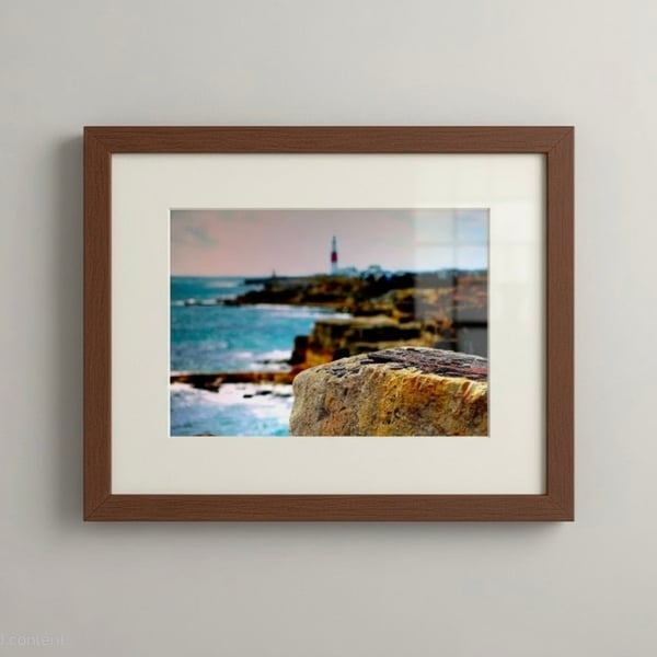 Portland Bill Photo Print - Dorset Lighthouse Stone Jurassic Coast Wall Art