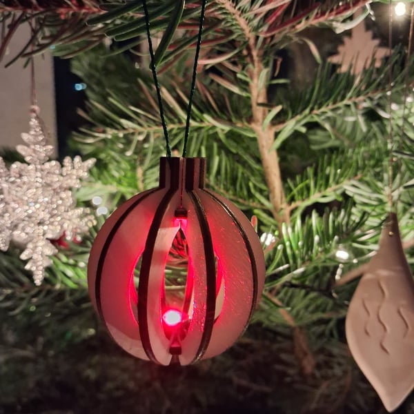 Xmas Bauble with Light.