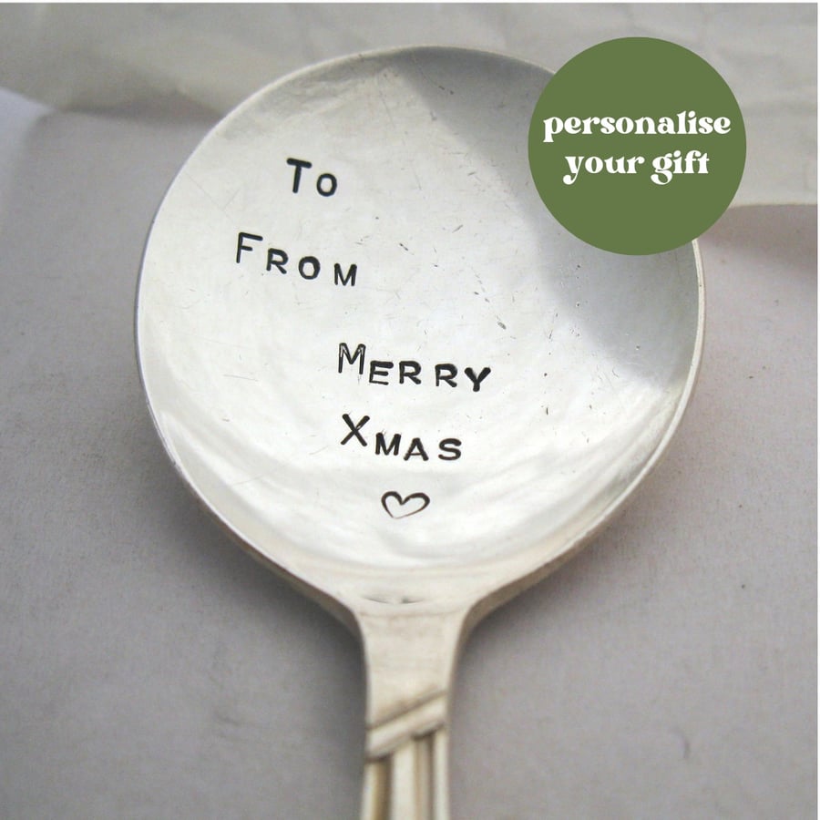 Personalised Xmas Gift Spoon
