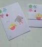 Easter chick's card and gift voucher wallet set. Ref 063.  - Image 5