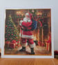 New for 2026 Advent Calendar Style Christmas Card - Santa