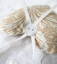 SET OF 3 WILLIAM MORRIS LAVENDER BAGS - HEART SHAPED - Image 3
