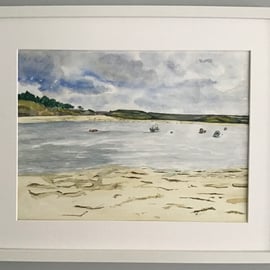 View from Padstow - Original Watercolour Painting