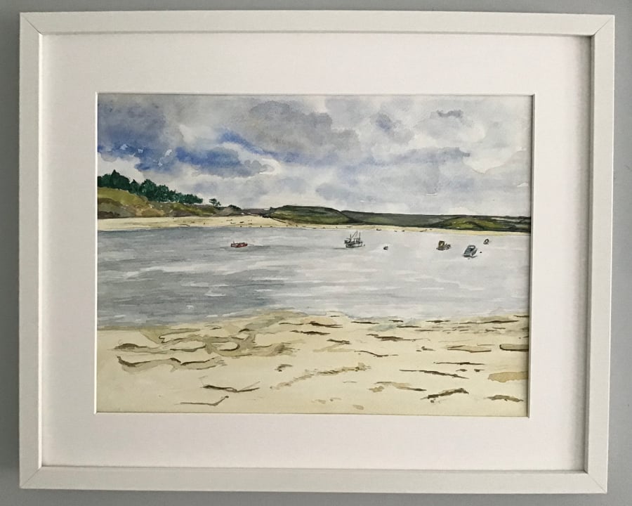 View from Padstow - Original Watercolour Painting