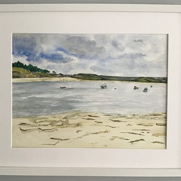 View from Padstow - Original Watercolour Painting