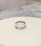 Silver Turquoise Spinner Fidget  Ring - Image 5