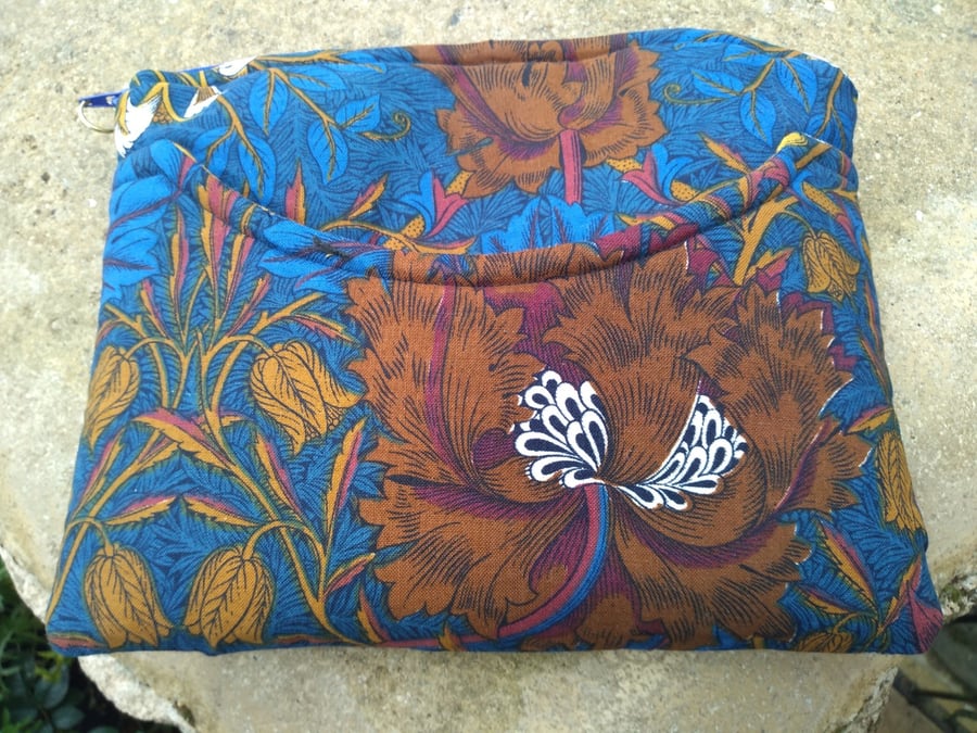 A padded IPad or Tablet Case in Vintage and Designer Label Fabric