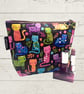 Makeup bags colourful cats 