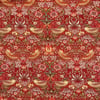  William Morris Tablecloths. 200 x 135cm Crimson Strawberry Thief