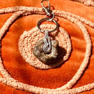 Hag Stone Key Ring