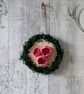 Scarlet Elf Cup Fungi Wall Hanging  - Image 2