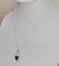Valentine’s Gift - Black onyx heart pendant on sterling silver chain - Image 6