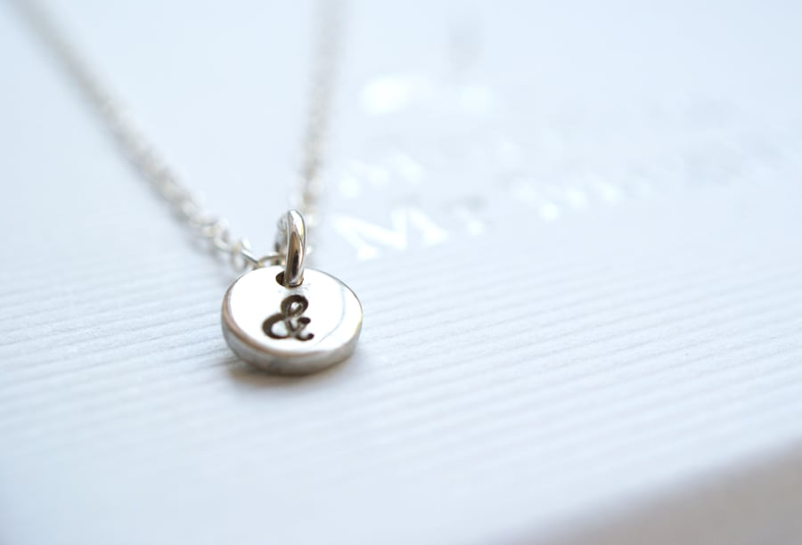 Ampersand Necklace