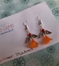 Orange Angel - Fairy Earrings - Image 1