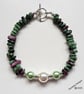 Ruby Zoisite & Shell Pearl Bracelet  - Image 6