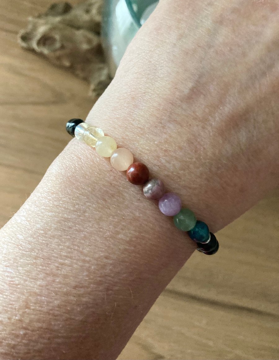 Moon Phase Flower Moon Bracelet