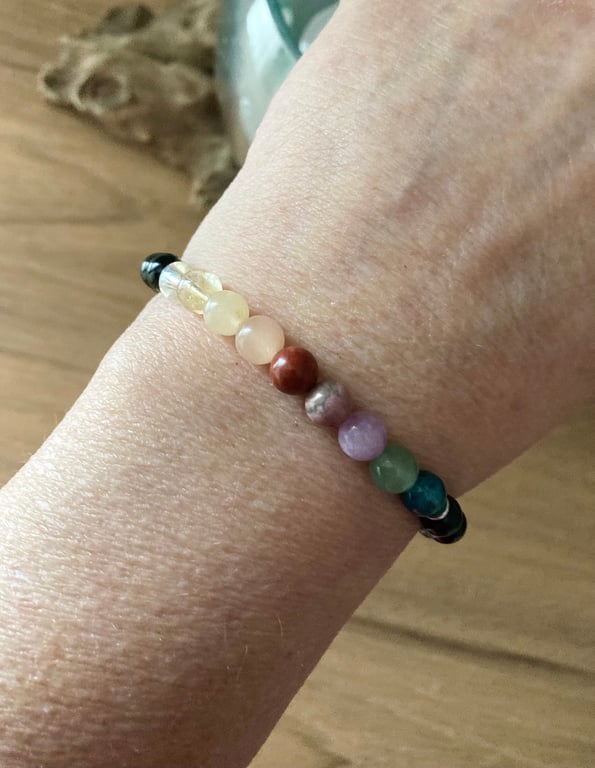 Moon Phase Flower Moon Bracelet