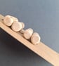 Set of four driftwood toggle buttons with single hole - Image 4