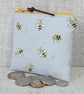 Small purse, coin purse, bees - Image 8
