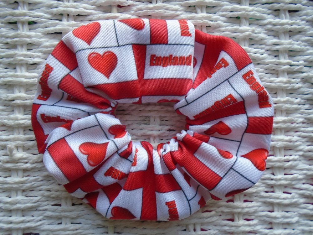 Love England Hair Scrunchie 