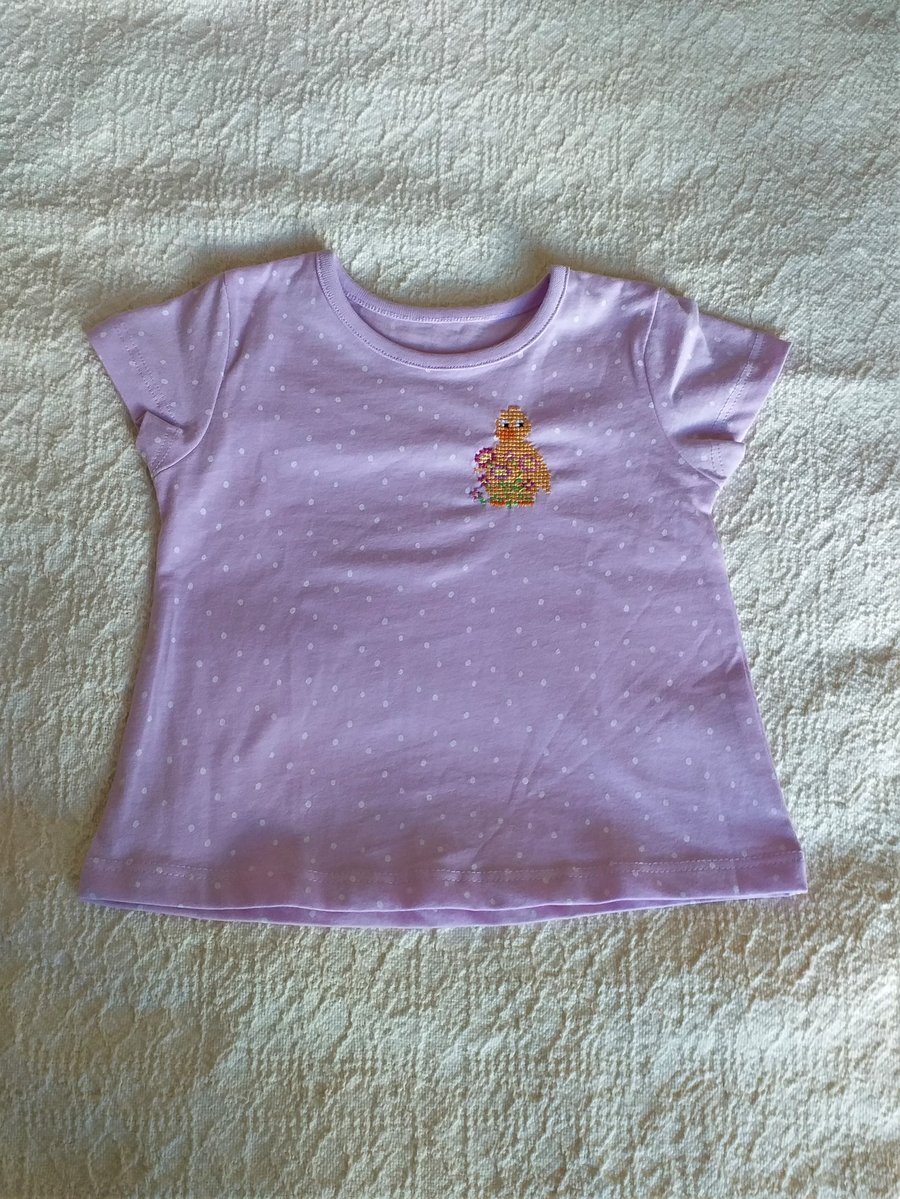 Duckling T-shirt age 0-3 months