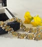 Pretty and delicate hand woven bead bracelet, summery floral bead bracelet.   - Image 4