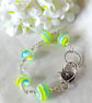 Murano Handmade Glass Bracelet in Yellow - Image 4