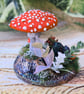 Red Mushroom Ornament - Cottagecore Shelf Decoration - Image 6