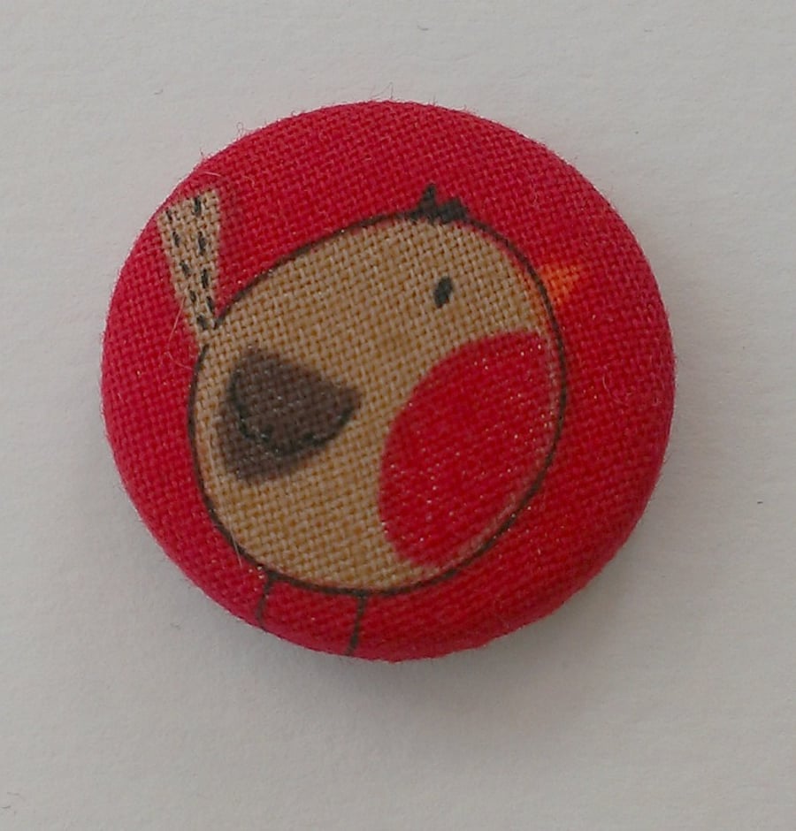 Robin Christmas Badge