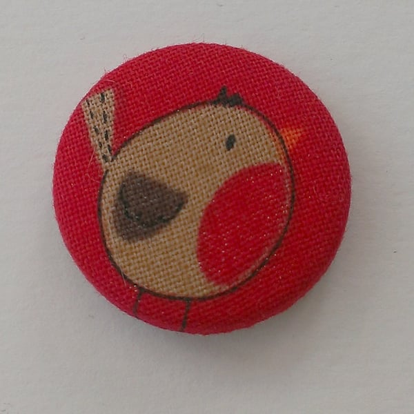 Robin Christmas Badge