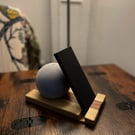 Echo Dot Stand – Tulipwood & Walnut Speaker & Phone Stand – No.03