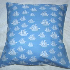 On the Oceans Sailing Ships cushion