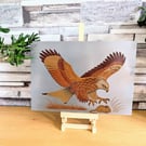Red Kite. Oxide Metal Wall Art