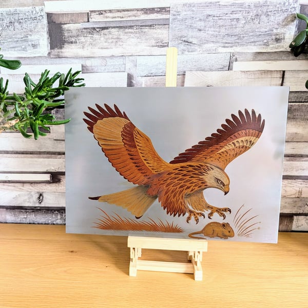 Red Kite. Oxide Metal Wall Art