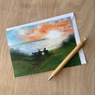Card Evening Glory