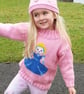Knitting Pattern Cinderella Sweater and Crown.  Digital Knitting Pattern - Image 1