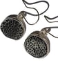 Fossil Coral Earrings Fine & Recycled Sterling Silver Handmade Jewellery  - Image 2