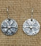Snowflake Moonstone Drop Earrings  - Image 1
